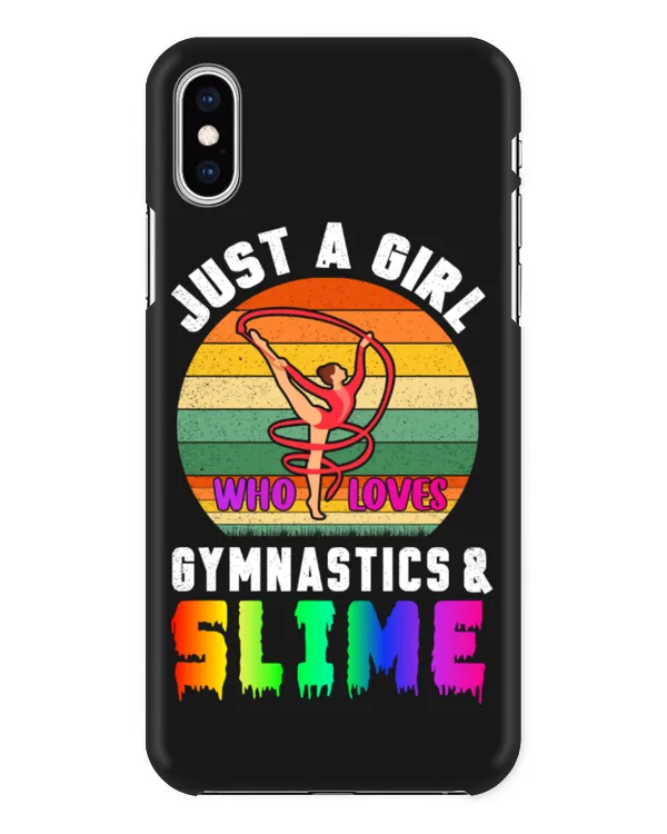Gymnastics Just a Girl Who Loves Gymnastics & Slime