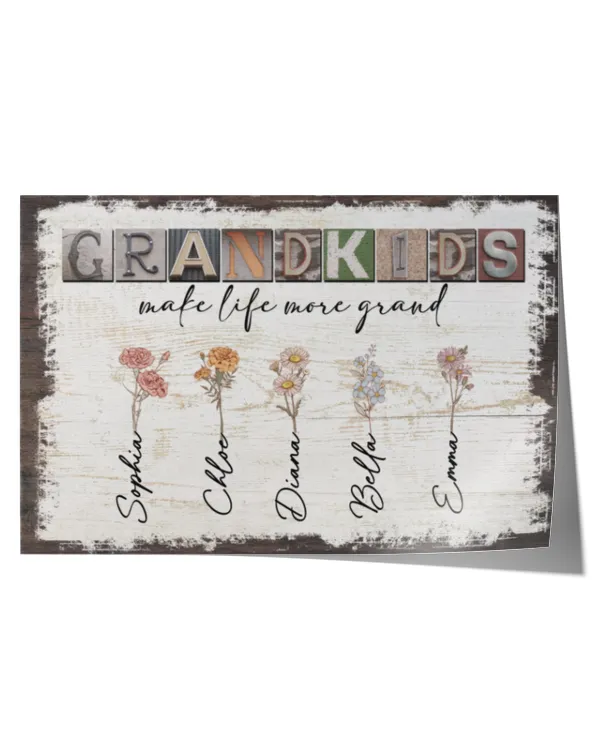 Satin Landscape Poster