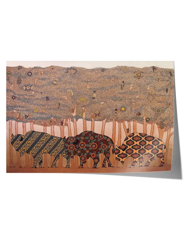 Satin Landscape Poster