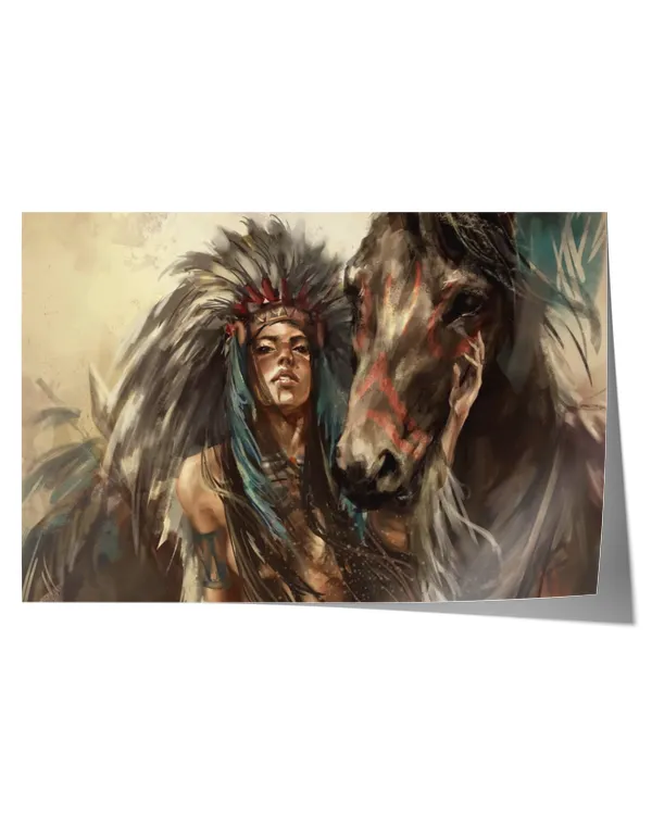 Satin Landscape Poster