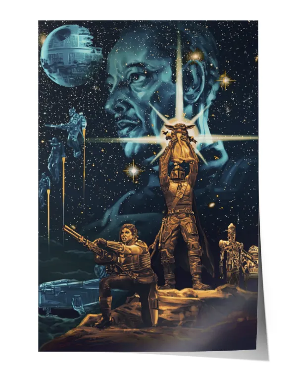 Satin Portrait Poster