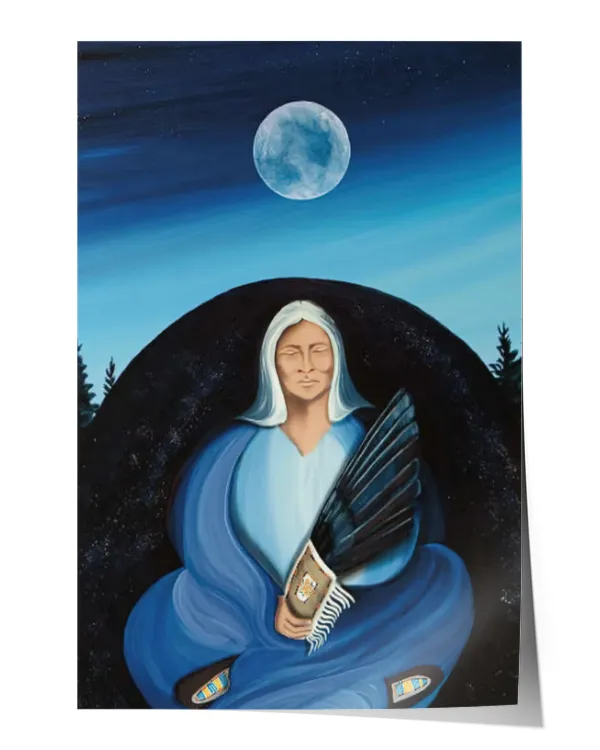 Satin Portrait Poster
