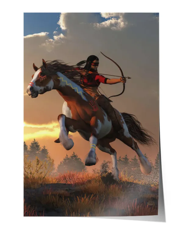 Satin Portrait Poster