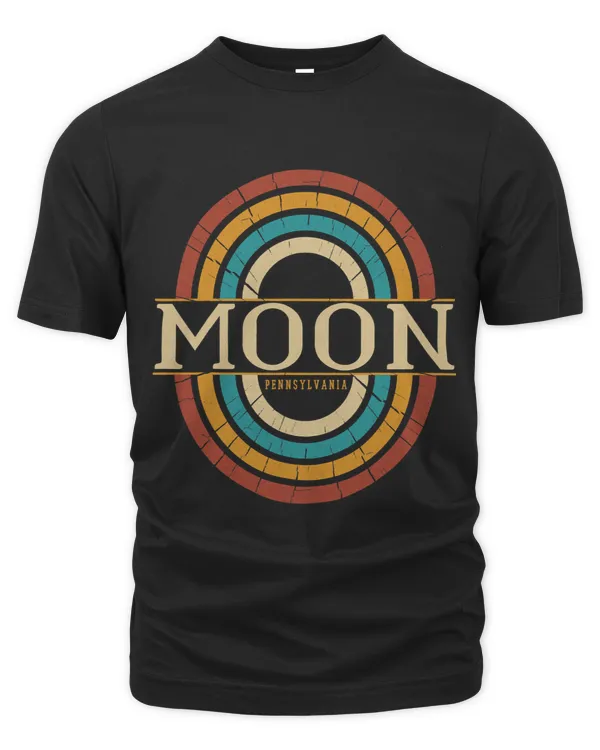 Vintage Retro Moon Pennsylvania PA Women Men Souvenirs