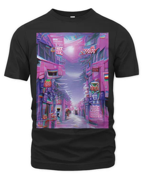 Japanese Street Wear Aesthetic Vaporwave Abstract Art