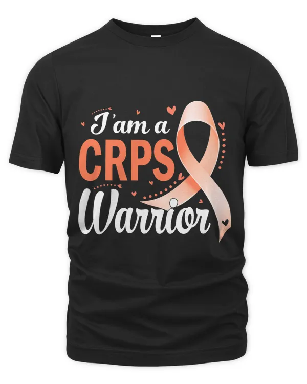 I Am A CRPS Warrior RSD Awareness Orange Ribbon