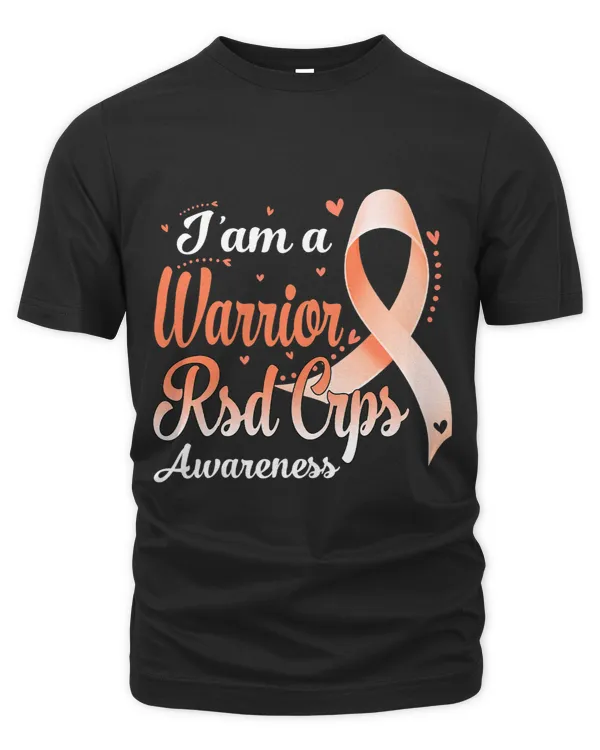 I Am A Warrior RSD CRPS Awareness Orange Ribbon