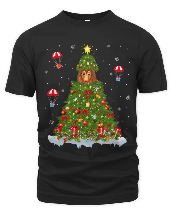 Xmas Matching Family Funny Shetland Sheepdog Christmas Tree