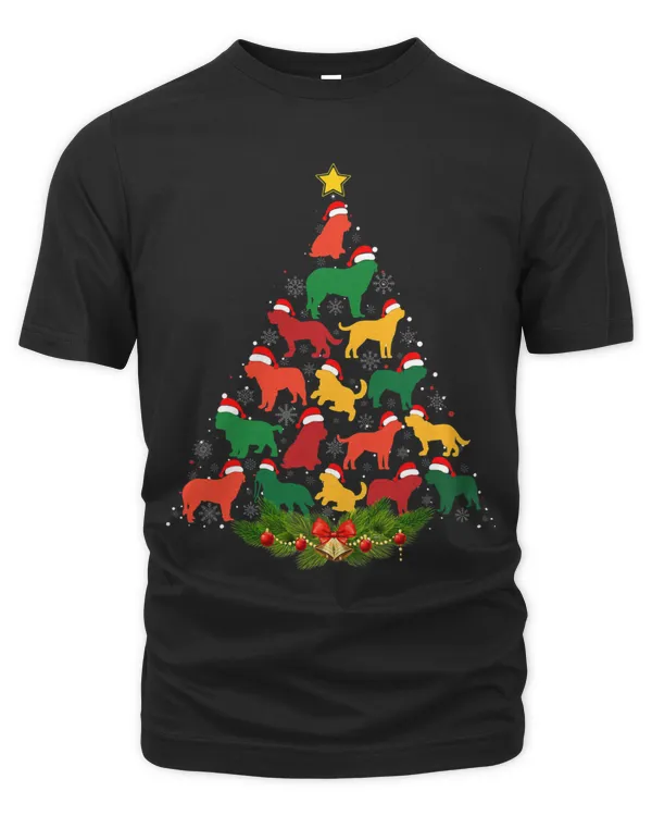 Xmas Outfits for Holiday Saint Bernard Dog Christmas Tree