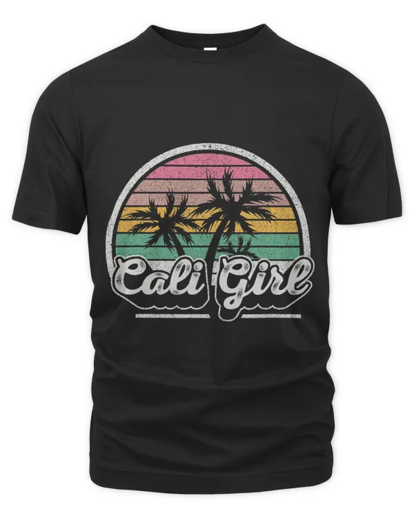Cali Girl California Retro California Palm Trees Summer