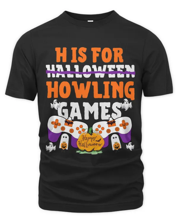 H Is For Howling Video Games Halloween Spooky Gamer Gaming