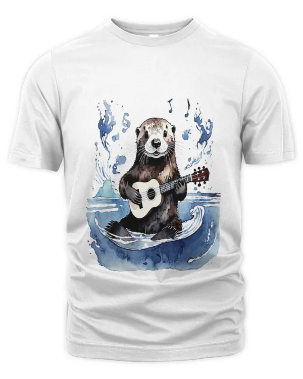OTTER WITH GUITAR