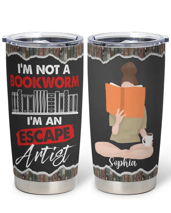 I'm not a BOOKWORM I am an ESCAPE ARTIST tumbler