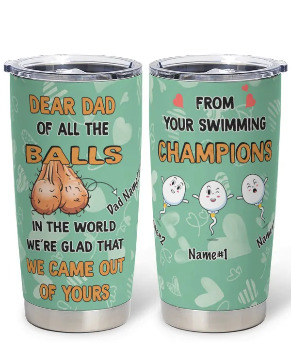 PERSONALIZED Tumbler: Father's Day Special: Heartfelt Tumblers to Celebrate the Best Dads! 20oz Tumbler