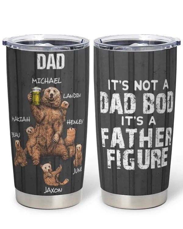 Warning, Don't Mess With My Cubs - Personalized Tumbler Cup, Gifts For Dad, Gifts Idea For Dad, Father's Day Gifts