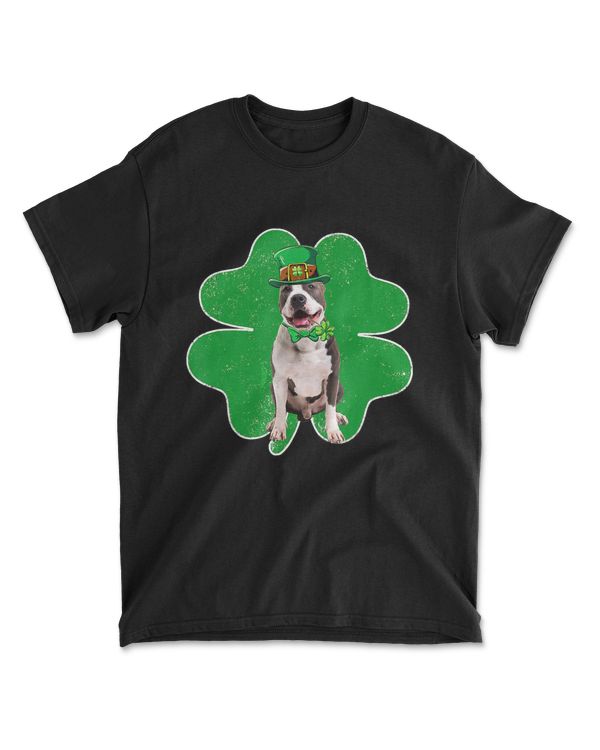 Funny American Pitbull St Patrick's Day