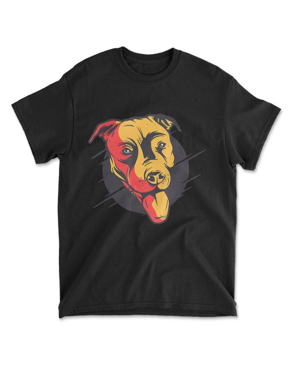 Funny Cute Pitbull  Cool Rescue Dog T-Shirt