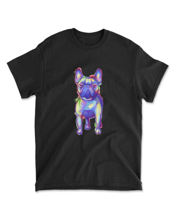 Mens Watercolor Dogs Pitbull Face Cute Anim