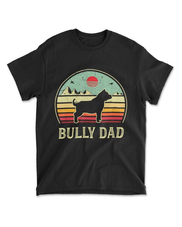 Mens Bully or pitbull dog owner dad ret