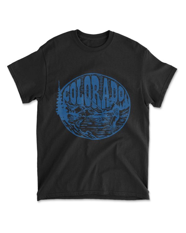 Colorado Vintage Fly Fishing Retro Trout S