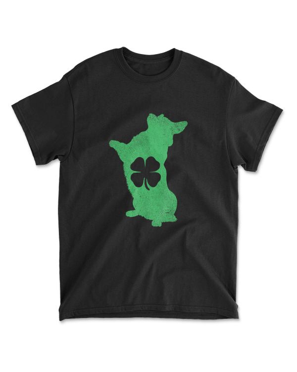 Corgi Dog Shamrock St Patrick's Day Saint