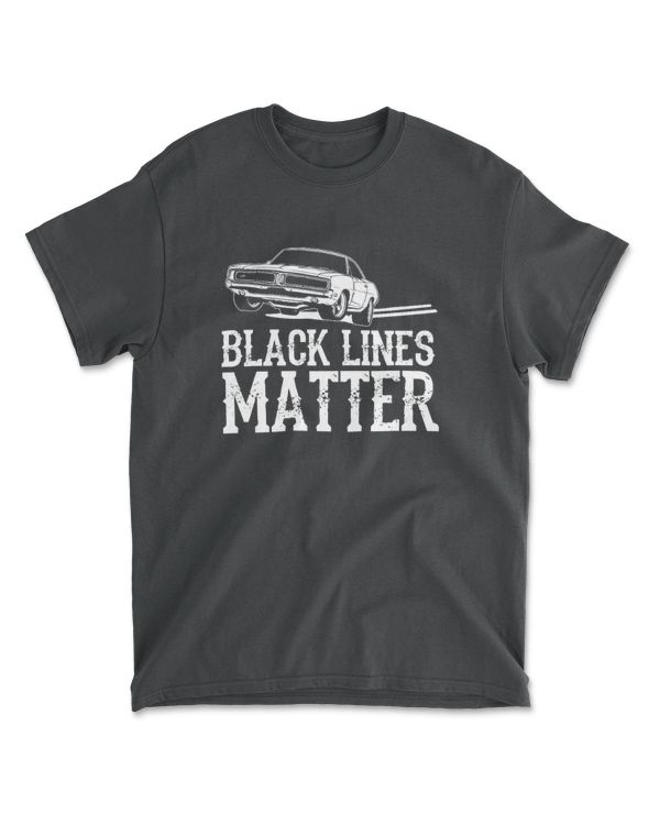 Black Lines Matter Muscle Cars