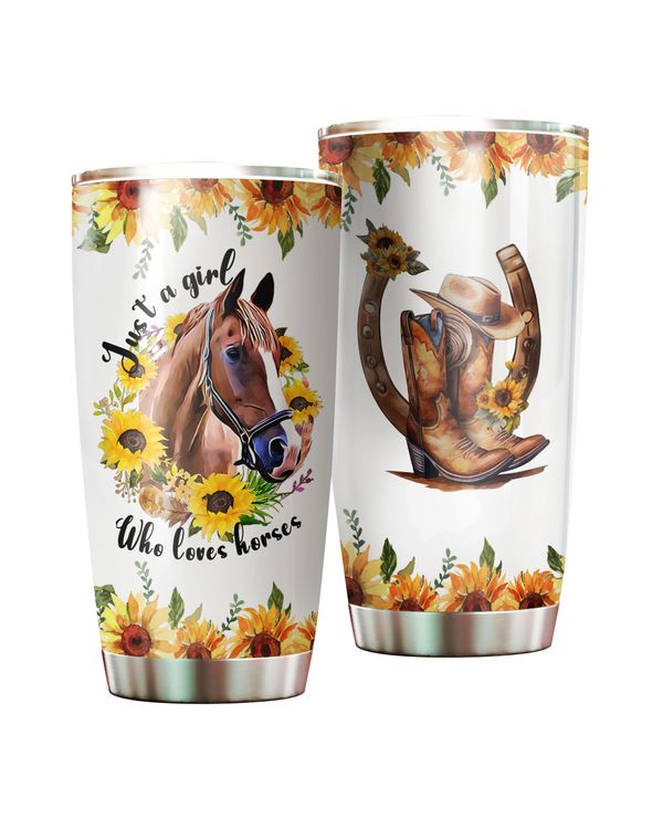 Just a Girl Who Loves Horses Sunflower