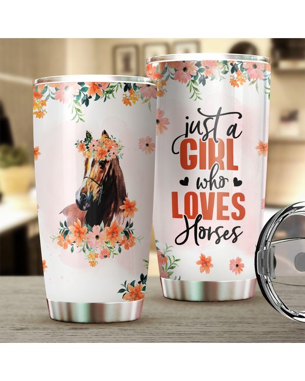 Just A Girl Who Loves Horses Flower