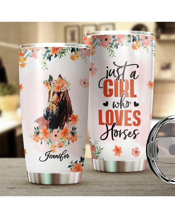 Personalized Just A Girl Who Loves Horses