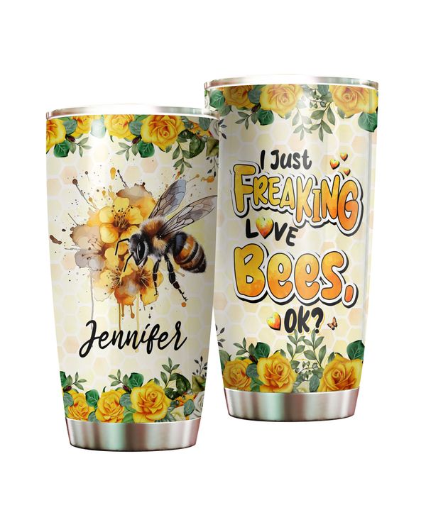 Personalized I Just Freaking Love Bees OK