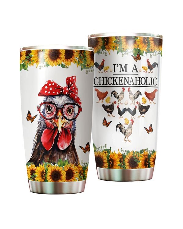 I'm A Chickenaholic Sunflower Chicken