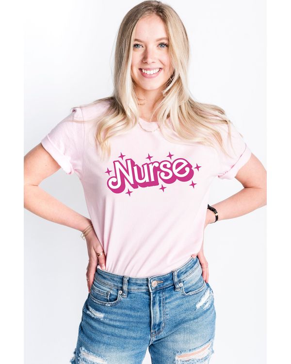 Pink Nurse Shirt, Nurse Shirt Gift, Nursing School Tee, Nurse Tee, Gift For Nurse, Super Hero, Nurse Life Shirt