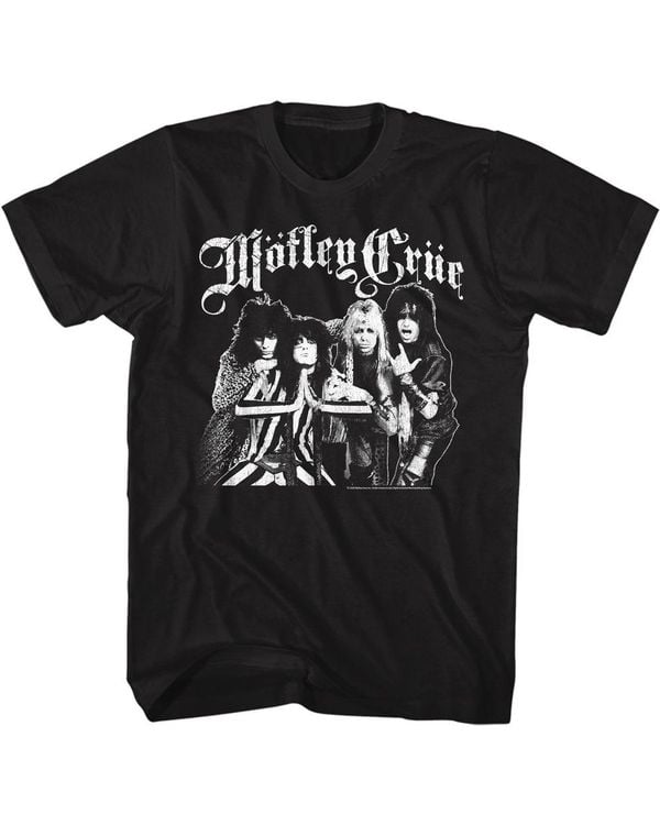 Motley Crue - Crue Crew | Black S/S Adult T-Shirt