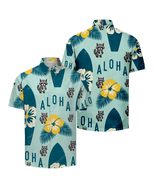 AOP Unisex Hawaiian Shirt 2