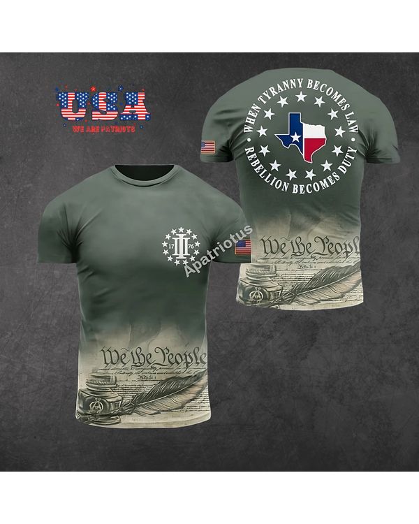 AMERICAN PATRIOTS 3D T-SHIRT - PT34