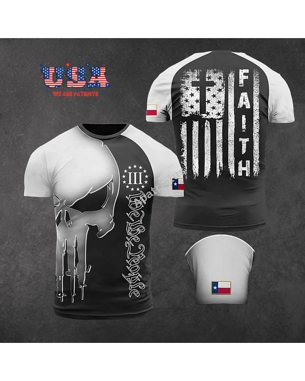 AMERICAN PATRIOTS 3D T-SHIRT - PT37