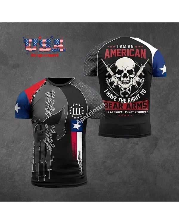 AMERICAN PATRIOTS 3D T-SHIRT - PT47