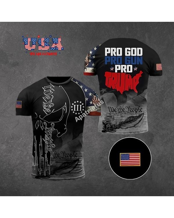 AMERICAN PATRIOTS 3D T-SHIRT - PT51