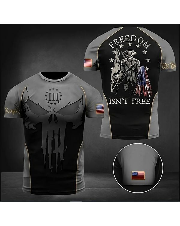 AMERICAN PATRIOTS - 3D T-SHIRT-FREEDOM