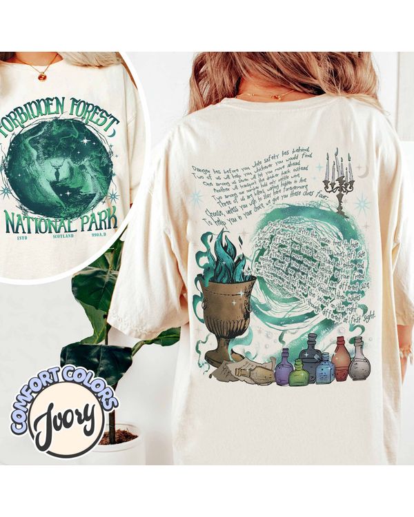 National Park Wizard Shirt, Forbidden Forest Shirt Design, Hp Inspired Png Shirt Wizarding World, Bookish Gift For Fan, Snape