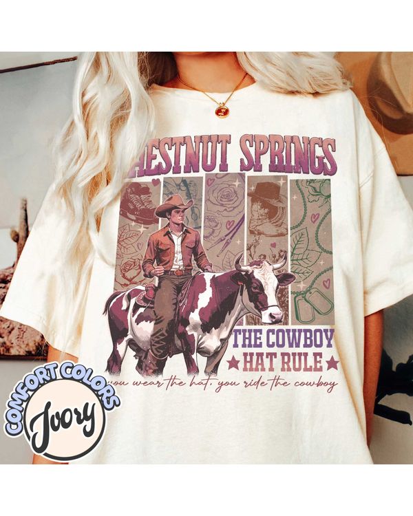 Chestnut Springs Shirt, Flawless Book, Cowboy Romance Merch Shirt, Elsie Silver Inspired, Western Cowboy, Romantasy Reader