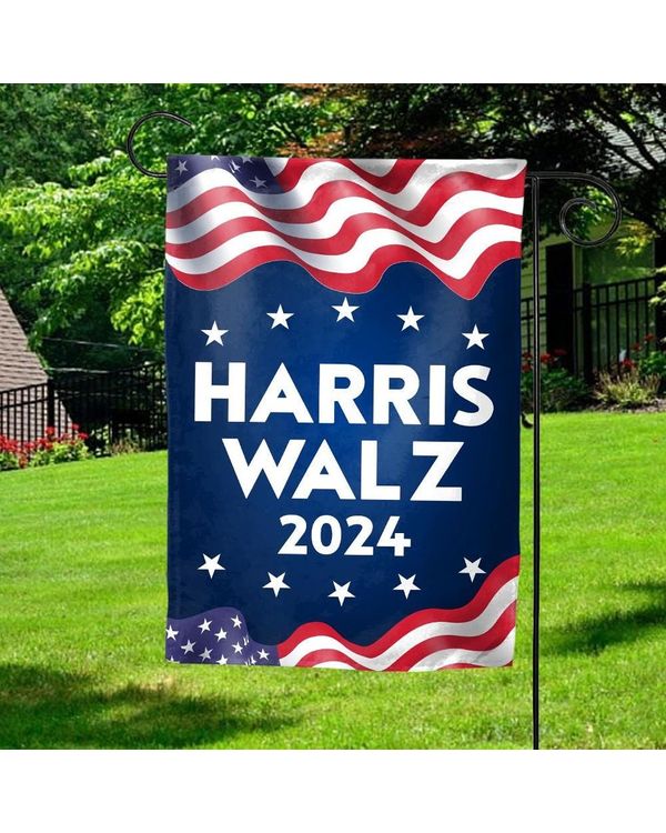 Harris Walz 2024 Flag Made in USA FG36
