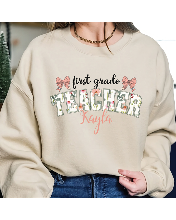 First Grade Vibes Teacher Shirt, Elementary Teacher Shirt, First Grade Teacher Shirts, 1st Grade Teacher, School Shirt, Back To School