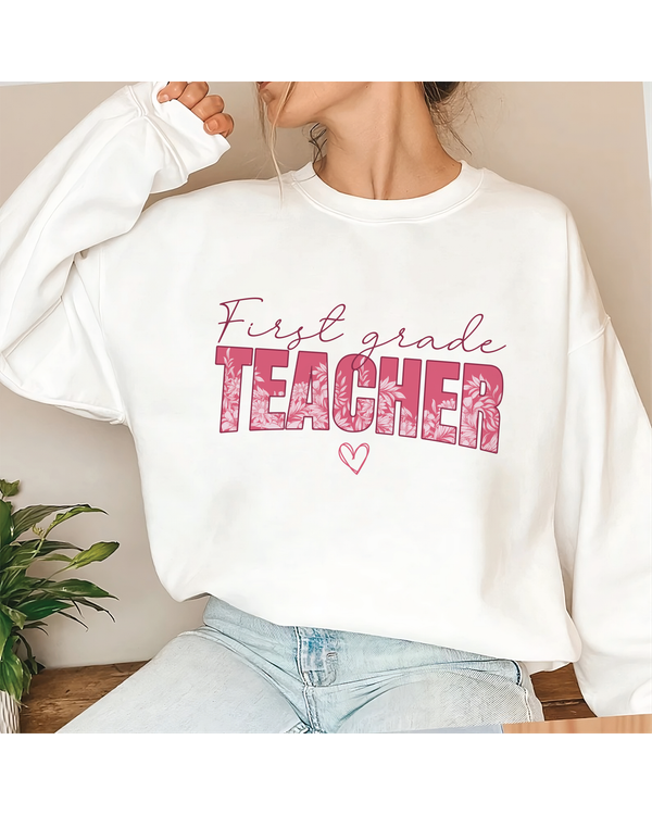 First Grade Vibes Teacher Shirt, 1st Grade Teacher, Elementary Teacher Shirt, First Grade Teacher Shirts, School Shirt, Back To School