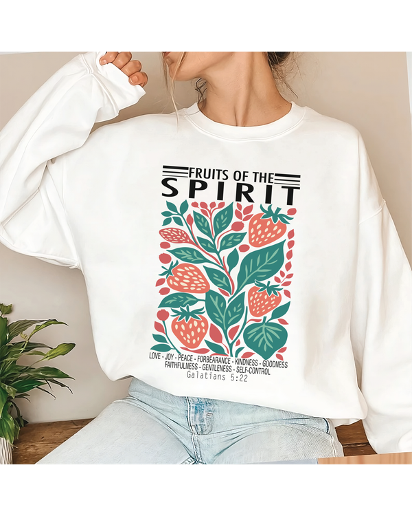 Fruits Of The Spirit Sweatshirt, Bible Verse Sweatshirt, Love Jesus Shirt, Jesus Faith Sweater, Christian Shirt, Christian Gift