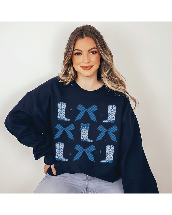 Coquette Christmas Crewneck Sweatshirt, Retro Christmas Sweatshirt, Coquette Christmas Shirt, Christmas Gift, Tis the Season Christmas Shirt