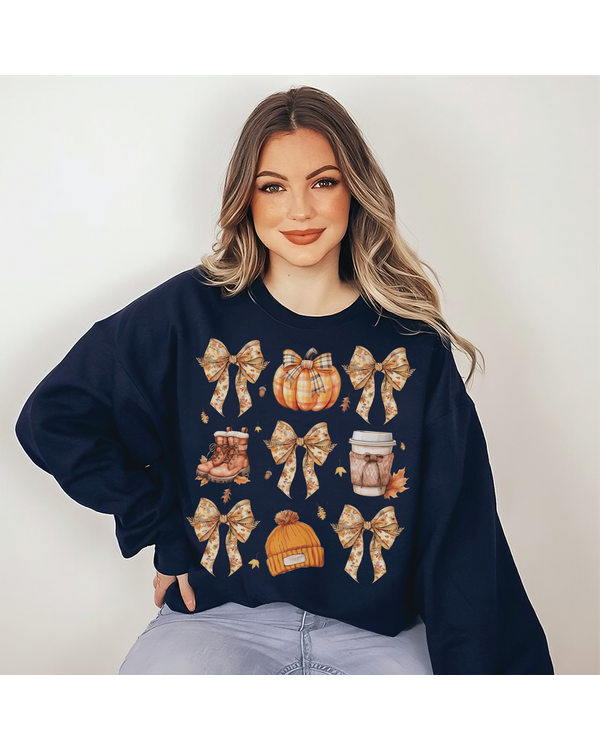 Coquette Pumpkin Season Sweatshirt, Coquette Halloween Shirt, Retro Halloween Shirt Gift, Vintage Halloween Shirt, Coquette Pumpkin Shirt