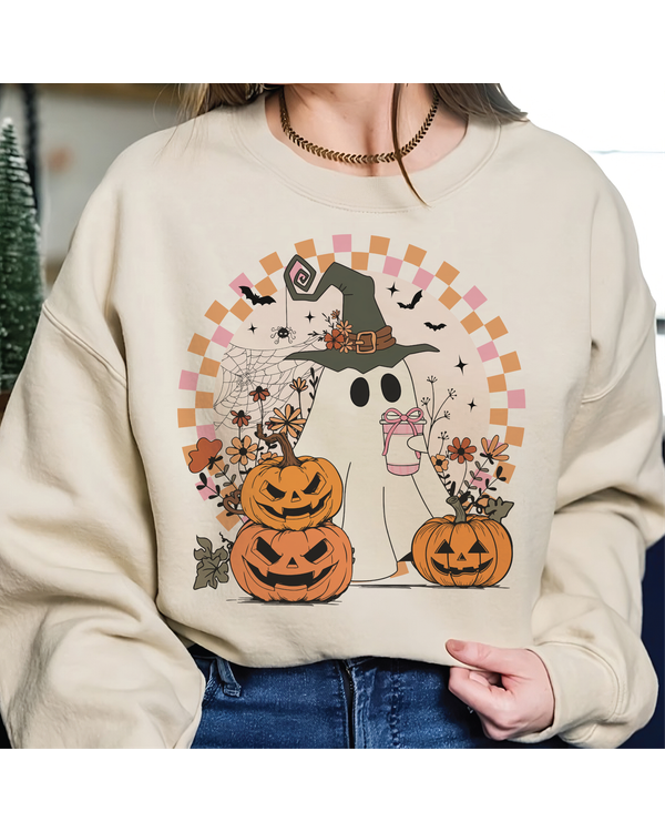 Boo-Jee Halloween Sweatshirt, Cute Spooky Halloween Shirt, Spooky Ghost Shirt, Cute Ghost Shirt, Boo Jee Shirt, Halloween Gift, Funny Ghouls