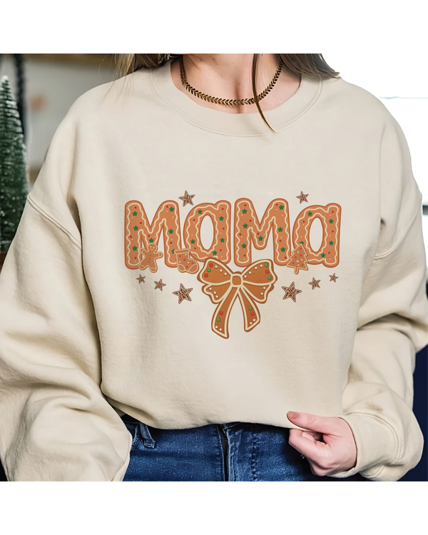 Coquette Mama Sweatshirt, Mama Christmas Sweatshirt, Coquette Bows Shirt, Pink Lover Gift, Coquette Styles, Custom Kids Name Shirt