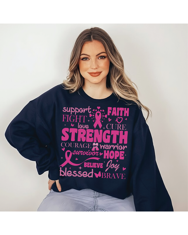 Cancer Awareness Sweatshirt, Breast Cancer Shirt, Breast Cancer Football, Shirt For Breast Cancer Warrior, Pink Ribbon